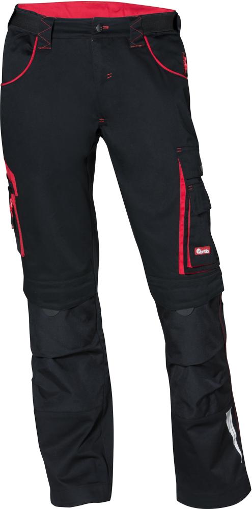 FORTIS H-Bundhose 24, schwarz/rot Gr. 60 Produktbild img1 L