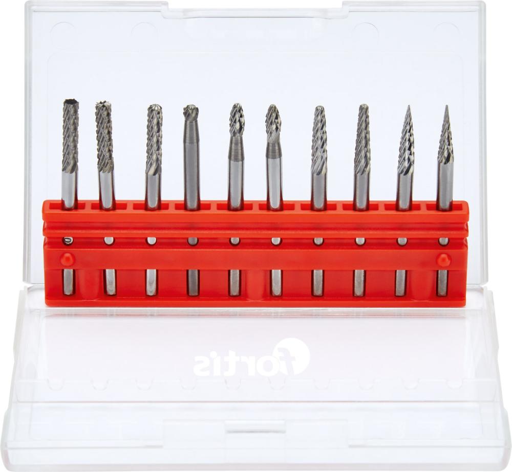 KleinfräsStandzeit-Satz HM 3mm 10-tlg FORTIS Produktbild img1 L