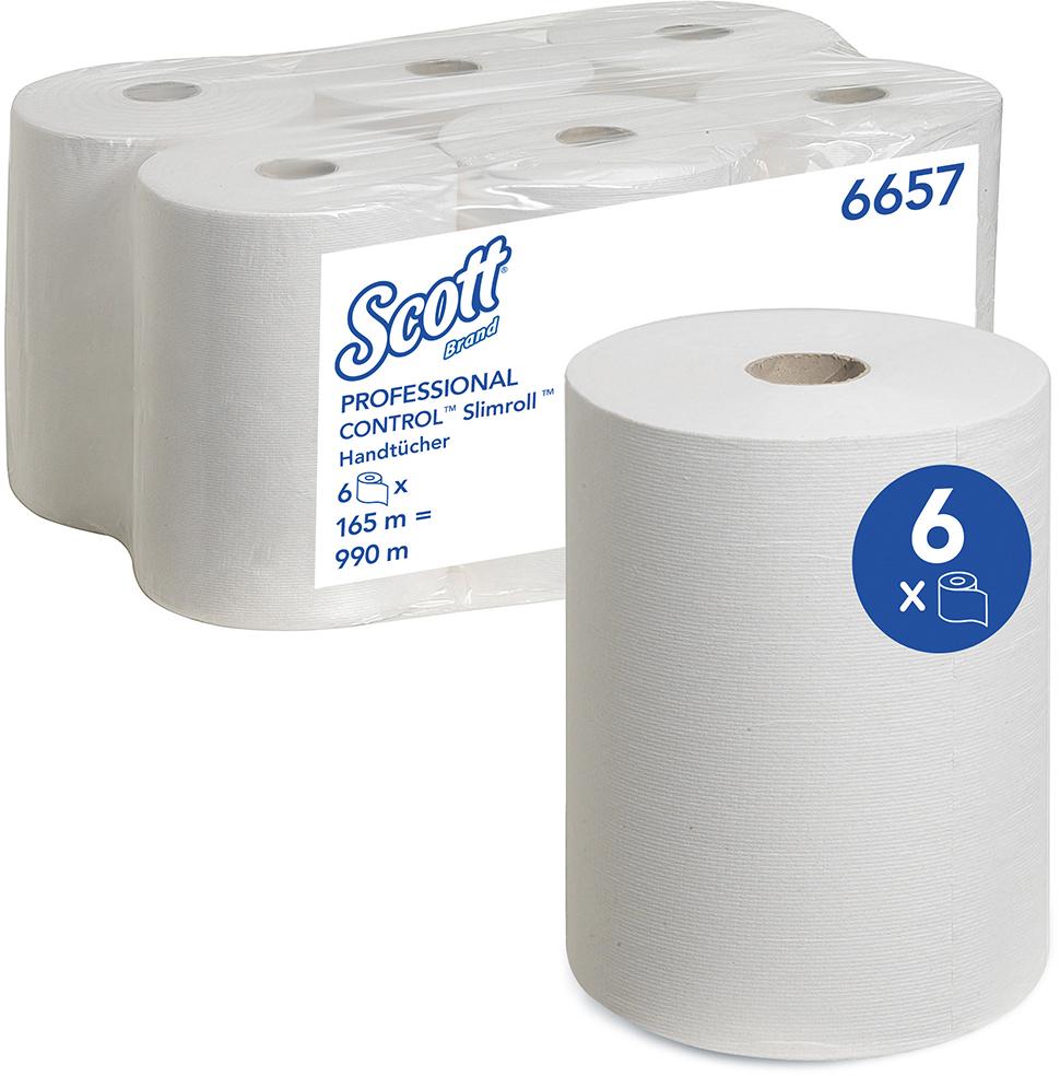 Slimroll Rollenhandtücher SCOTT w, 1-l., 6R.für 11833 Produktbild img1 L