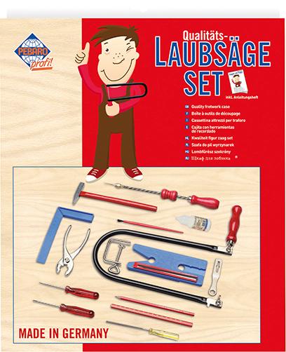 Laubsägeset im Buntkarton Modell 925P Bausch Produktbild img1 L