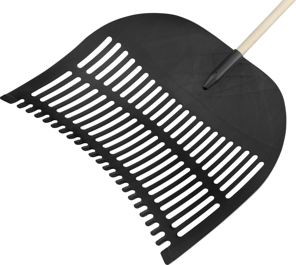 Laubschaufel 70 x 60 mm PP schwarz, Dülle 28 mm Produktbild img1 L