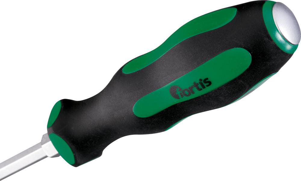 Schraubendreher 6-kant Schlitz 8 x1,6x150mm Schlagkappe FORTIS Produktbild img1 L