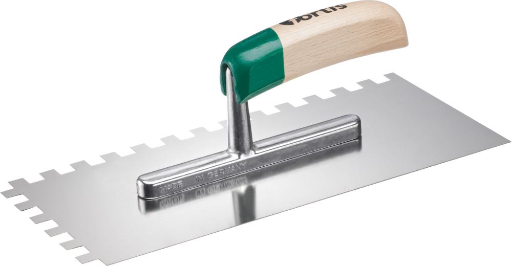 Glättekelle gezahnt rfr. 280x130mm 10x10mm FORTIS Produktbild img1 L