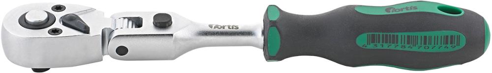 Gelenk-Umschaltknarre1/4" 160mm 72Zähne FORTIS Produktbild img1 L