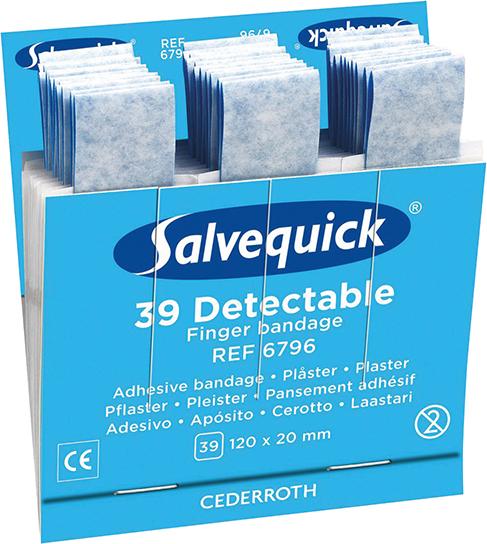Salvequick Nachfüller 1x39 Pflaster, detektierbar Produktbild img1 L