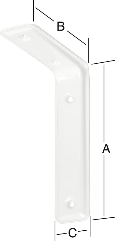 KONSOLEN-3F WEISS 315X200MM NR. 165315W VORMANN Produktbild img1 L