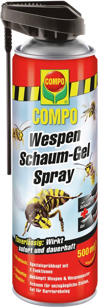 Wespen Schaum-Gel Spray Aerosoldose 500 ml COMPO Produktbild img1 L
