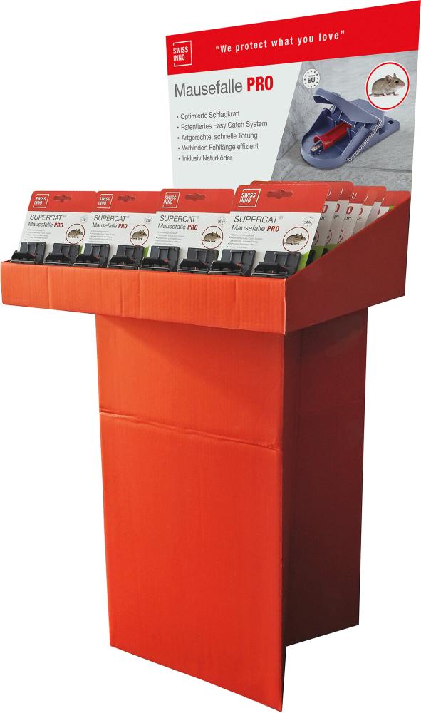 Mausefalle SuperCat Pro 2er Set inkl. Köder Display, Inhalt 40 Stück Produktbild img1 L
