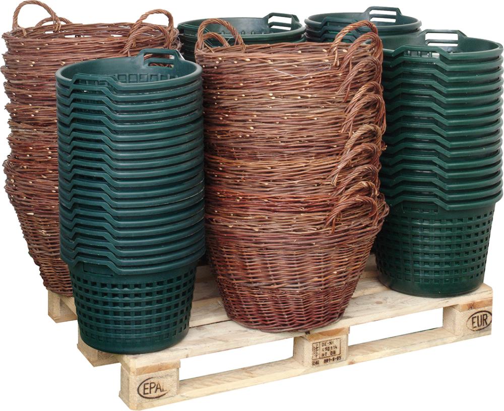 Gartenkorb Kunststoffund W eide Classic FWDisplayB eschaffungsartikel Produktbild img1 L