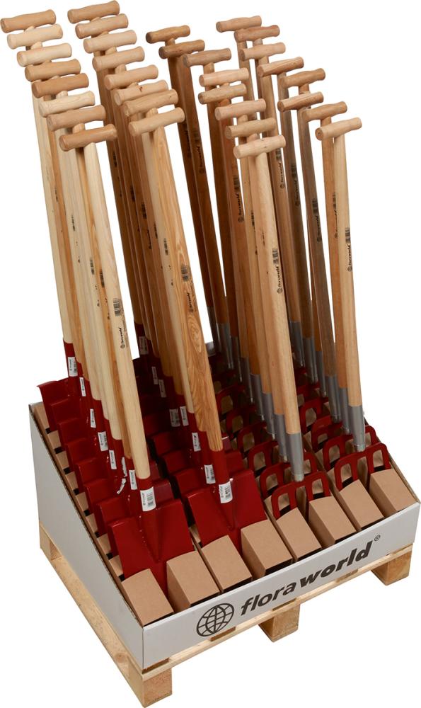 Gärtnerspaten und Spatengab el rot ClassicDisplay FWB eschaffungsartikel Produktbild img1 L