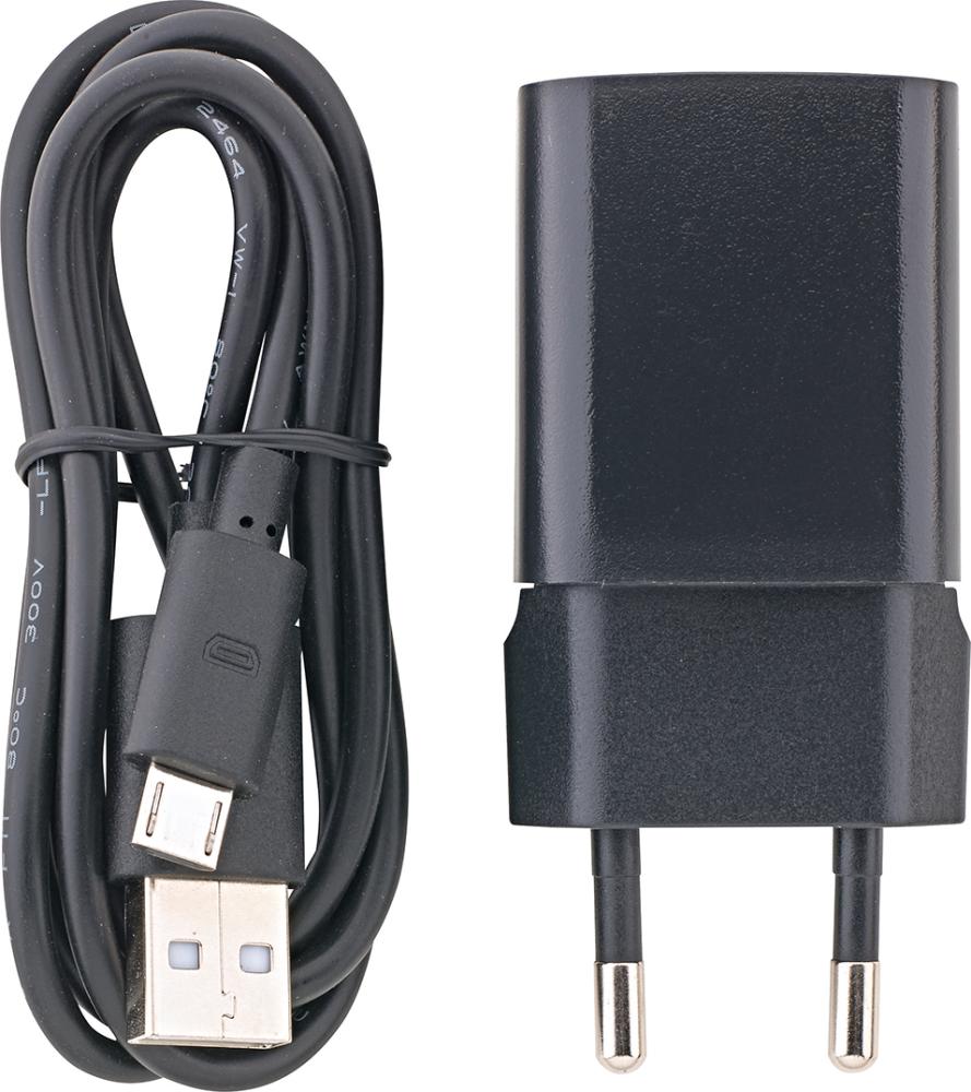 Adapter 5V 1A USB mit Micro USB Ladekabel Produktbild img1 L