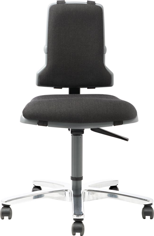 Bimos Arbeitsstuhl 9816-UL01 Sintec 160 Sitzhöhe 450-600 mm mit Gleiter, Stoff schwarz Produktbild img1 L