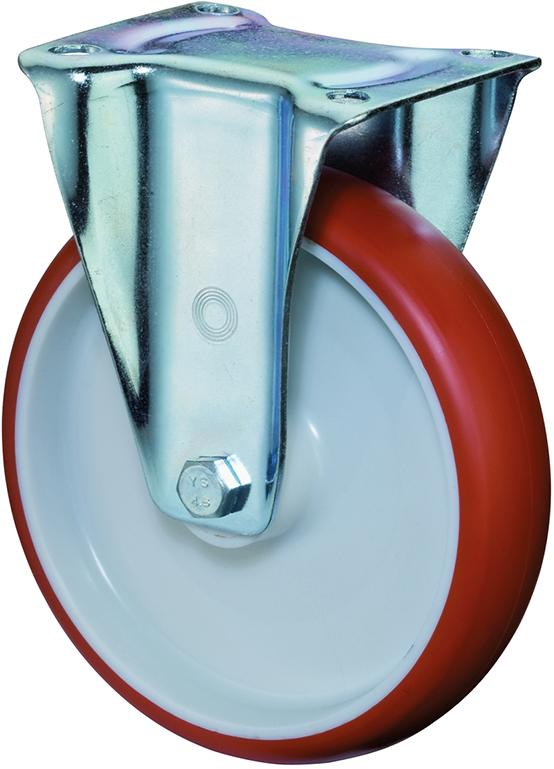 Bockrolle rot 125 mm 150 KG Produktbild img1 L