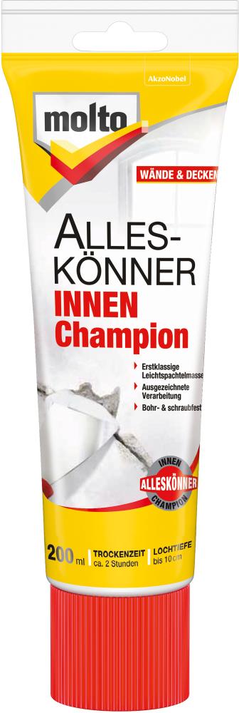 Fertigspachtel 200 ml Champion lleskoenner innen molto Produktbild img1 L