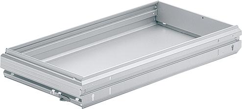 Stahlschubkasten, 9011948, aluminiumoptik Produktbild img1 L
