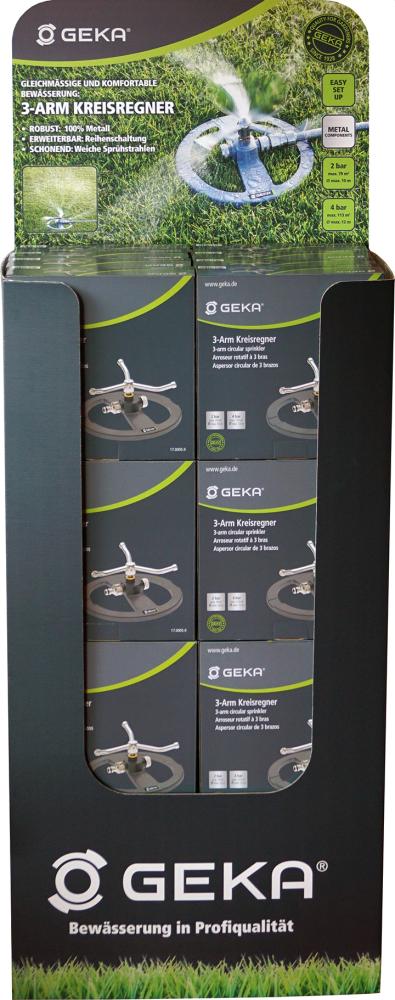 3-Arm Kreisregner im Verkaufsdisplay 24 x 17.0005.9 Produktbild img1 L