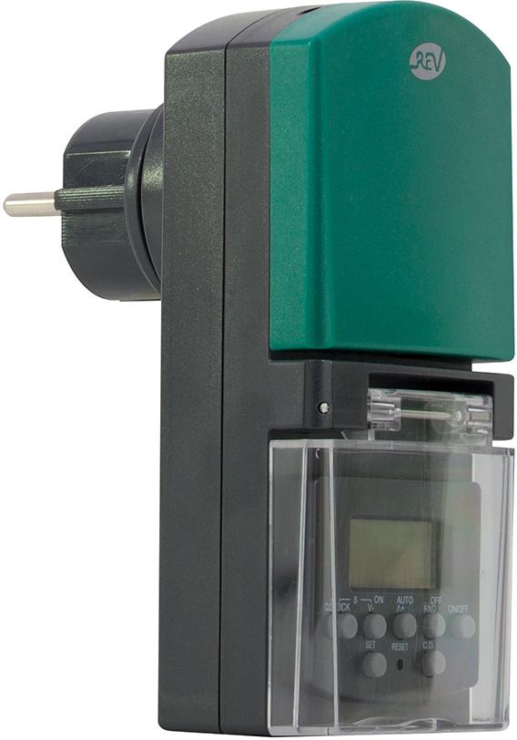 Zeitschaltuhr digital Außen IP44 anth-grün REV REV Produktbild img1 L