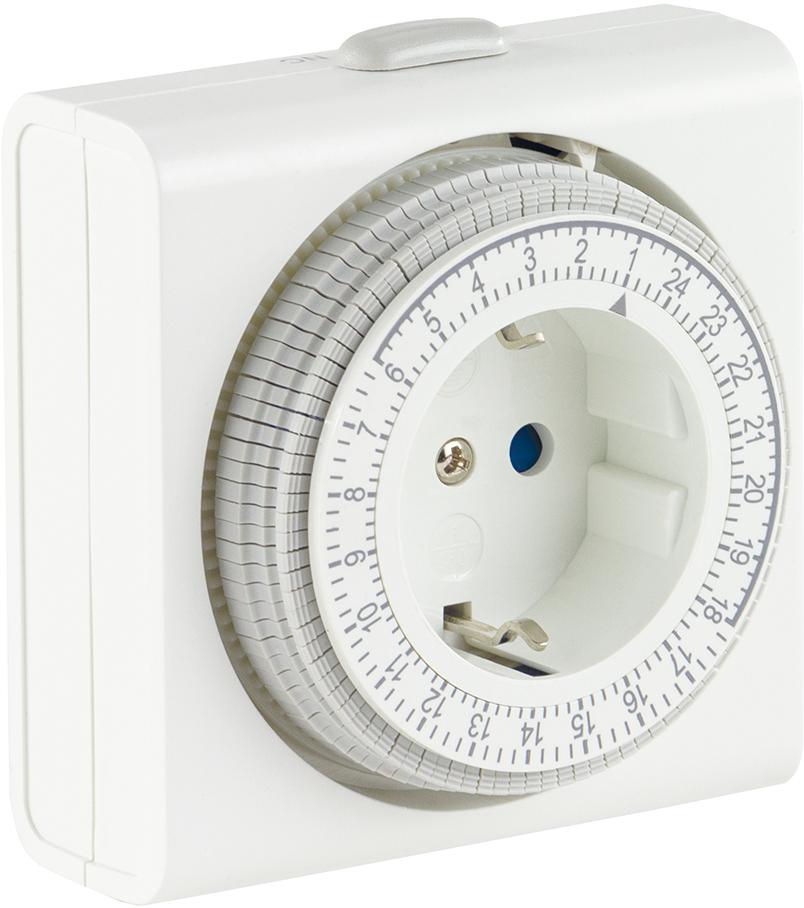 Zeitschaltuhr kompakt mechanisch weiß REV REV Produktbild img1 L