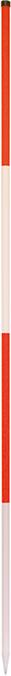 Baufluchtstab 2m, Stahl, Spitze Rund, Teilung alle 50cm, rot beginnend Produktbild img1 L