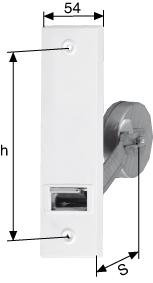 PARO Gurtwickler 110110 verz. weiße Deckplatte Produktbild img1 L