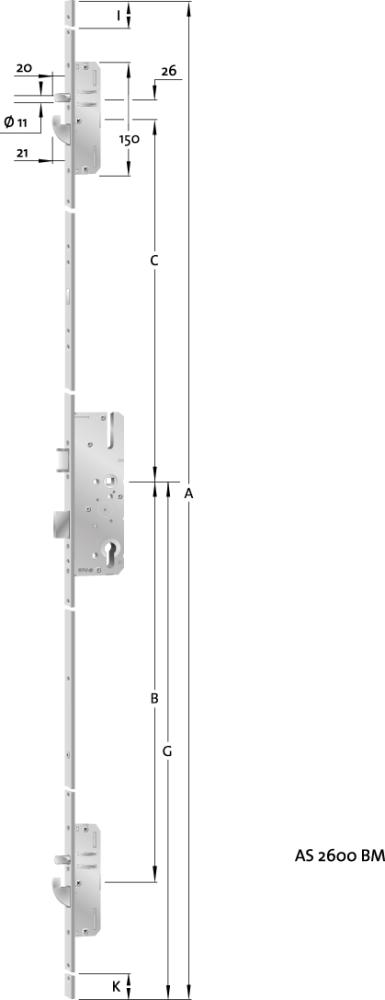 HT-Mehrfachverrieg.AS2600 PZ, 8/92, D45, SA, 16kt, B001 Produktbild img1 L
