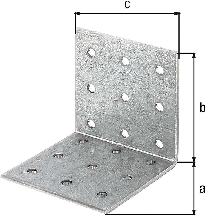 Lochplattenwinkel vz, 80x80x80 GAH Alberts Produktbild img1 L