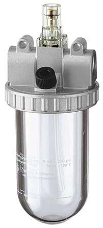 Druckluftnebelöler BR Standard, G1/2" DN15, BG 3, PC-Behälter, RIEGLER Produktbild img1 L
