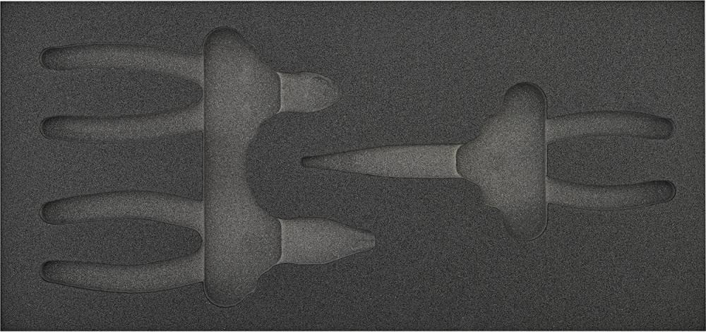 Werkzeugmodul 1/3 leer Zangen VDE Knipex Produktbild img1 L