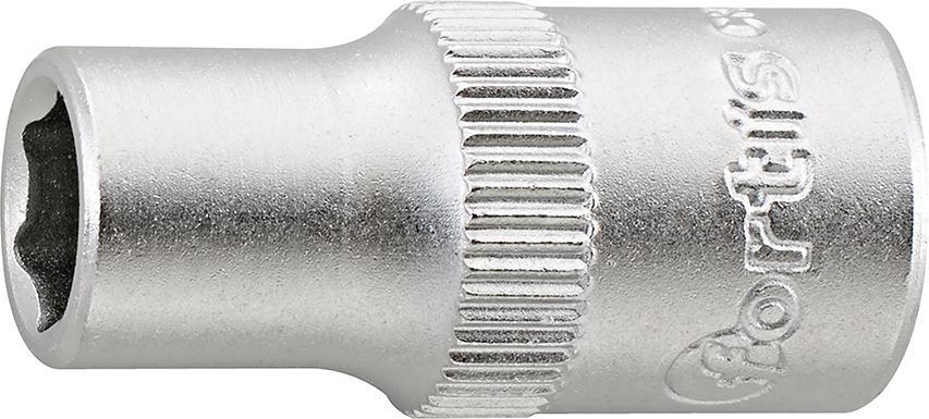 Steckschlüsseleinsatz 6-kant 1/4" 6mm FORTIS Produktbild img1 L
