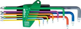 Stiftschlüssel Set im ProStar Halter TORX 9-tlg., farbig Wiha Produktbild