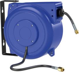 Schlauchaufroller PP, Druckluft/Wasser, inkl. 8m PVC-Schl. Ø8mm, AG R1/4"-R3/8", RIEGLER Produktbild