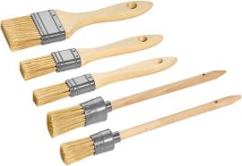 Pinsel-Set, 5-teilig Kunstborste, Holzsti. FSC Produktbild