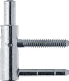 Rahmenteil mit STS Exacta 2tlg. 3D, verz Rollen ø 20, Türgewellt 120kg Produktbild
