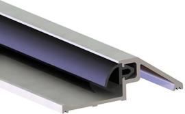 Türanschlagschiene AKW 2 z. schrauben Alu silber, Br50 x H15 x L1000 Produktbild