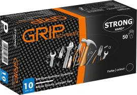 Einweghandschuh Grip, Nitril, ungepudert, orange, Gr. 11, Box=50 Stück Produktbild