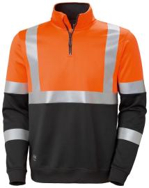 Warn-Sweat-ZIP, orange, Gr. S Produktbild
