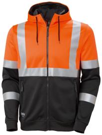 Warn-Hoodie, orange, Gr. S Produktbild