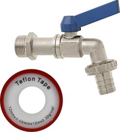 Kugelauslaufventil-Set 1/2"-10mm MS Ni GEKA Produktbild