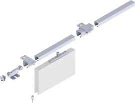 HELM 400 Erweiterungsset verzinkt, blau, bis 200 kg, Decke, 2000 mm Produktbild