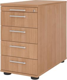 Standcontainer Nussbaum 4 Schübe Produktbild