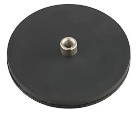 FlachGr. Magnet Gummi 43mm mit Buchse M6 Beloh Produktbild