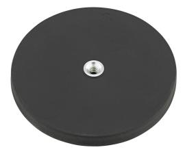 FlachGr. Magnet Gummi 22mm mit Stift M4 Beloh Produktbild