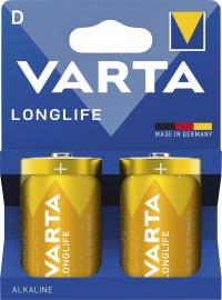 Batterie LONGLIFE D 2er Blister Alkaline Produktbild