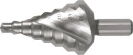 Stufenbohrer HSS Gr. 6, 6,0-32,0 mm spiralnute+Kreuzanschliff RUKO Produktbild