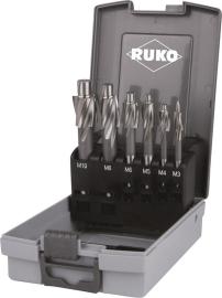 Flachsenker-Satz DIN373 HSS M3-M10 mittel für DL Ku-Kassette RUKO Produktbild