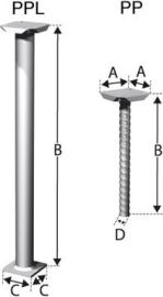 SST Stützenfuß PP80G SIMPSON Strong-Tie Produktbild