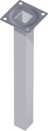 Stahlrohrmöbelfüsse weiss 200mm eckig Produktbild