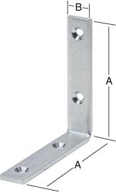 starkwinkel 120x20mm Nr. 182120Z VORMANN Produktbild