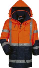 Warnparka Wallace, 4in1, Gr. 2XL, orange Produktbild