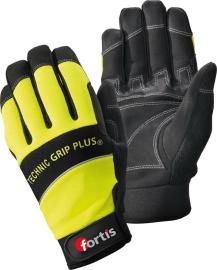 Handschuh Technic Grip +, Gr. 10, gelb/schw., FORTIS Produktbild